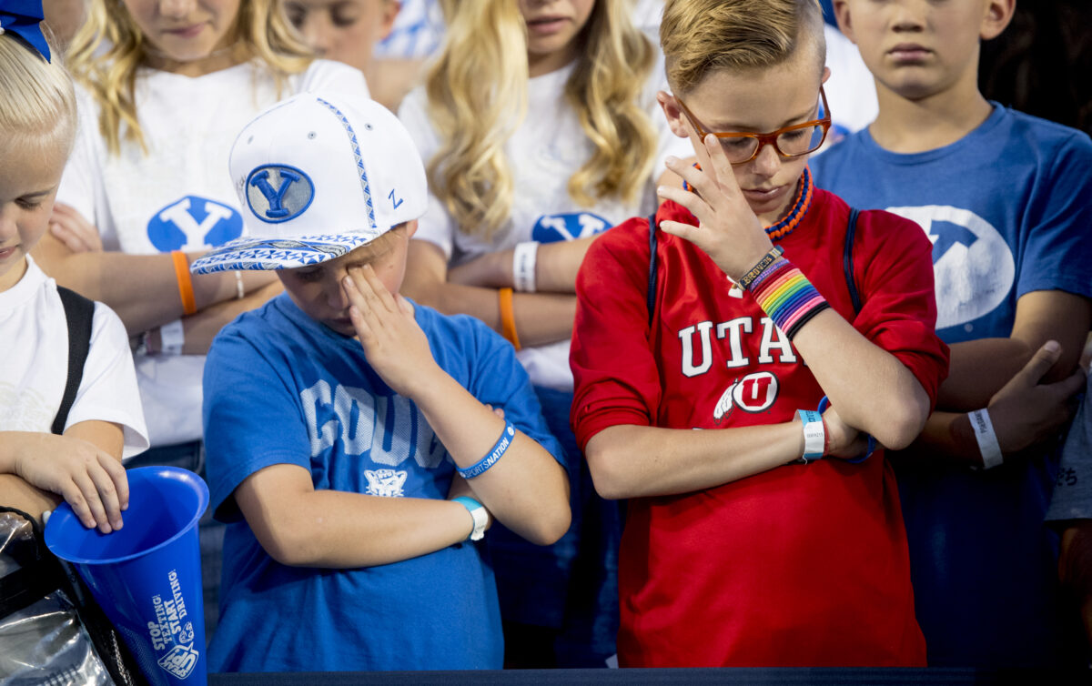 Tributes and positivity change tone of byu utah football rivalry game